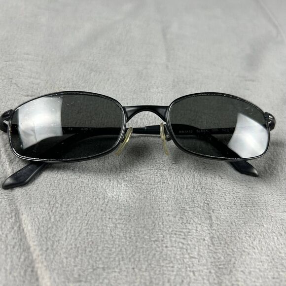 Ray Ban Sunglasses Black Rectangular Frame Only RB3162 SLEEK 006 52-19 - Picture 8 of 8